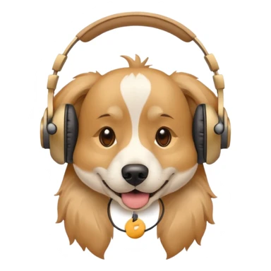 Dog streamer sticker