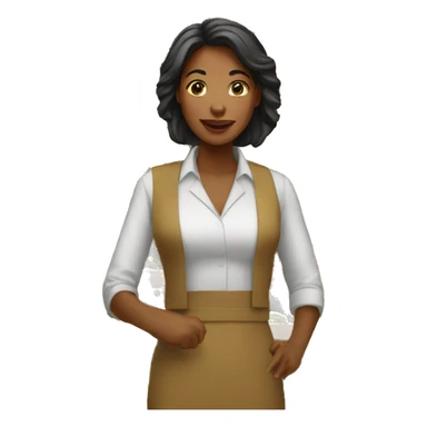 trader woman sticker
