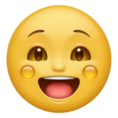 laughing but crying yellow circle face emoji  sticker