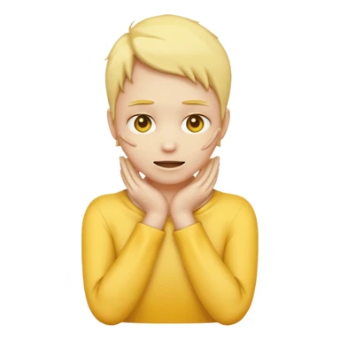 a yellow emoji with hands around neck wanting to die sticker