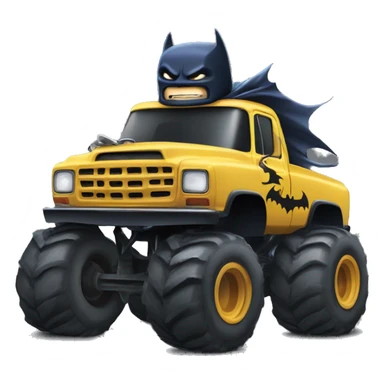 Batgirl monster killer truck sticker