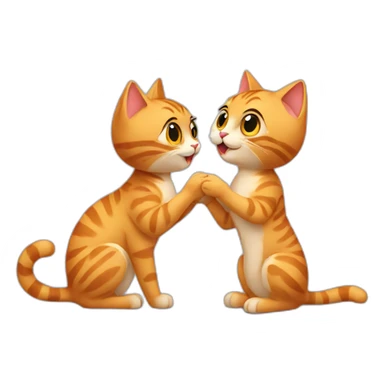 cats getting proposed to sticker