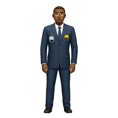 Hazard backrooms suit sticker