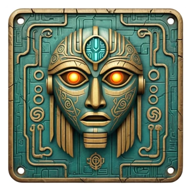 anunnaki ancient computer board sticker