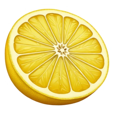 The leftovers of a lemon after making lemon juice sticker