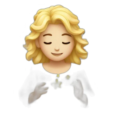 angel particles sticker