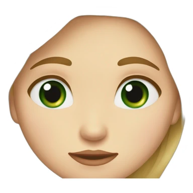 Blonde Girl with Blue Eyes, kissing a Brown Hair Boy with Green Eyes sticker