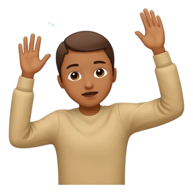 person doing a dab sticker