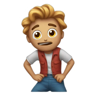 Feeling a little crazy goofy angy sticker