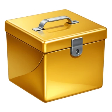 golden empty box sticker