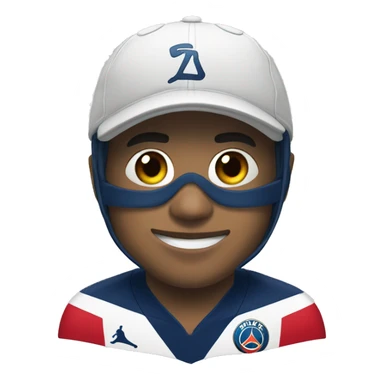 Mbappé with mask  sticker