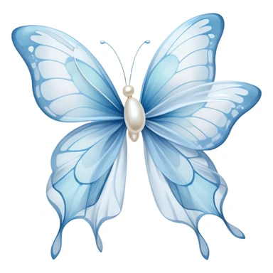 A pair of ethereal butterflies, their wings painted in soft shades of powder blue and pearl, dance around a sheer chiffon ribbon caught in a gentle breeze. The ribbon, tied loosely into a bow, trails across a marble surface, its ends curling like whispers of forgotten dreams. The scene is bathed in the golden light of the late afternoon sun.
 sticker