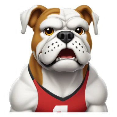 mt baker middle school bulldog mascot sticker