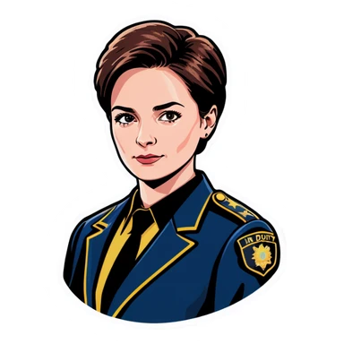 Line of duty sticker