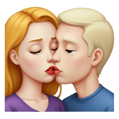 Sad kiss  sticker