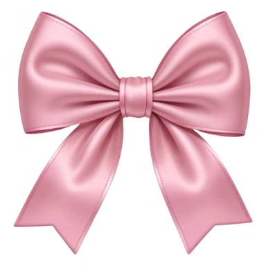 Light Pink bow plain sticker