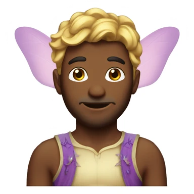 man in fairy costume sticker