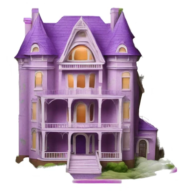 Paperscape Barbie’s sprawling 5 story tall haunted dream mansion  sticker