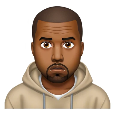 kanye west, confused and shocked  sticker