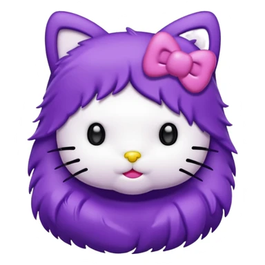 Hellokitty PurPle sticker