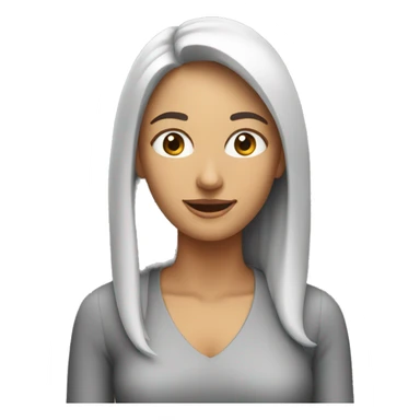 iPhone with a woman on the screen sticker