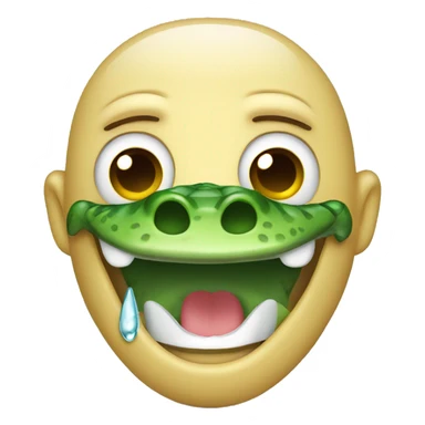 crocodile in tears sticker