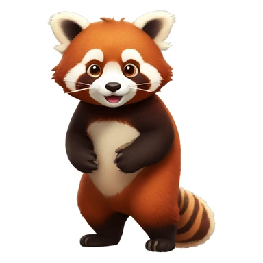 Red Panda qui joue sticker