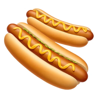Hotdog buns sticker