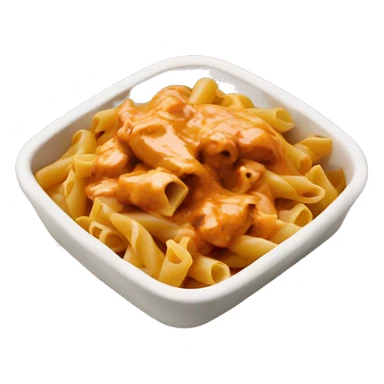 butter chicken pasta dish sticker
