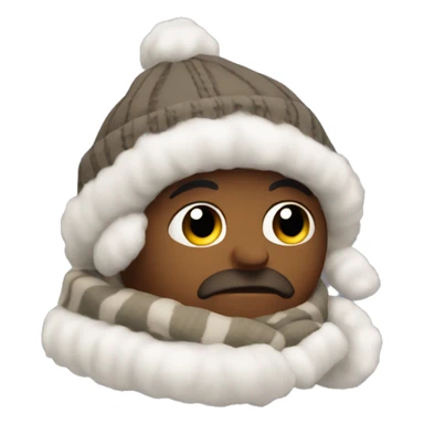 winter coziness aestetic sticker