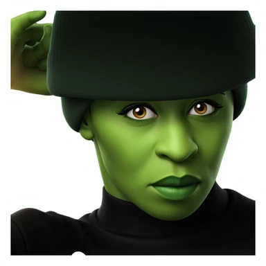 green skinned boy with hat sticker