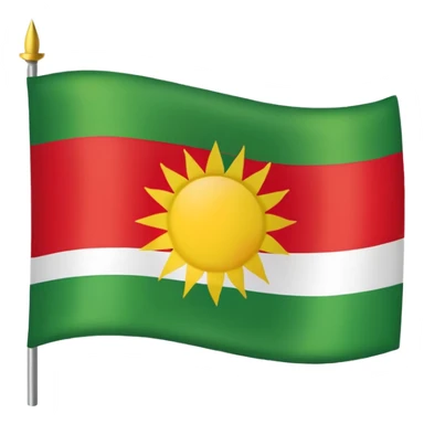 Kurdistan flag sticker