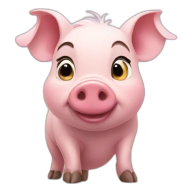 Pua pig disney sticker
