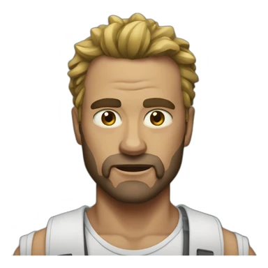 Homme bête et brutal sticker