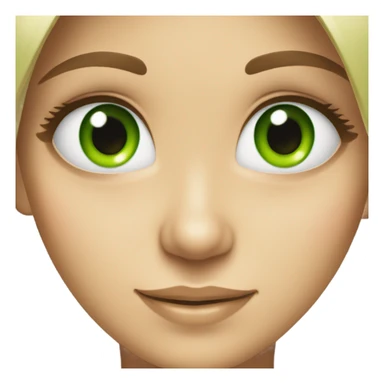 smiling girl with green eyes prettier sticker
