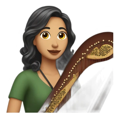 Ameylia Saad harpist sticker