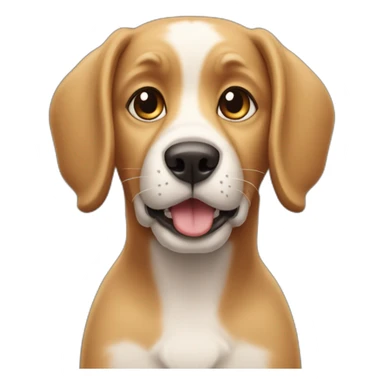 Shoop dog and cat in had sticker