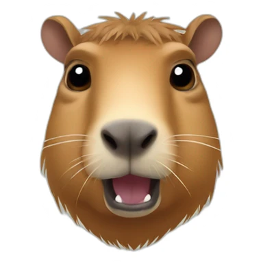 Gosth capybara sticker