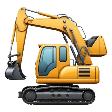 Excavator sticker
