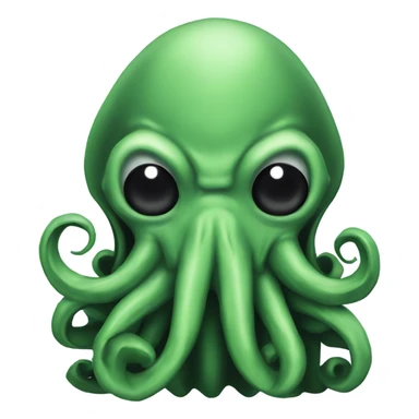 Cthulhu with phone  sticker