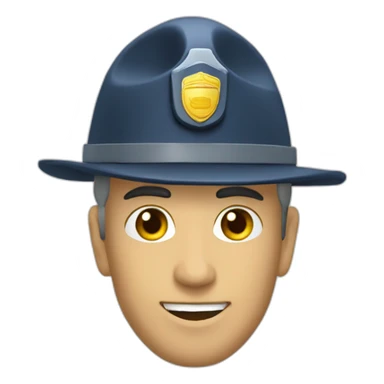 Gendarme mobile sticker