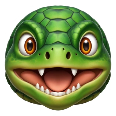 Screaming turtle sticker