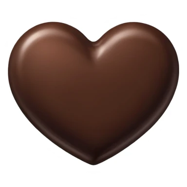 one heart shaped chocolate truffle sticker
