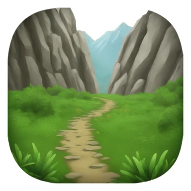 trekking background sticker