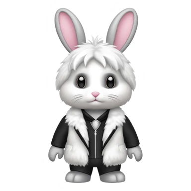 Make a bunny with classic roblox sticker