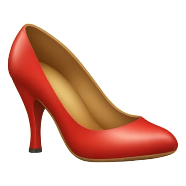 Female potato with red high heels sticker