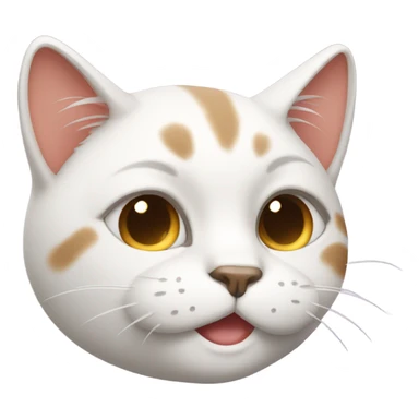 cat covering eyes  sticker