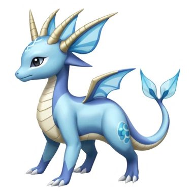 Lapras-Meloetta-Vaporeon-Dialga-Suicune-fusion, full body  sticker