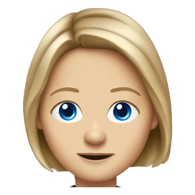 Jodie foster with blue eyes sticker