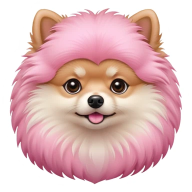 Pink Pomeranian  sticker